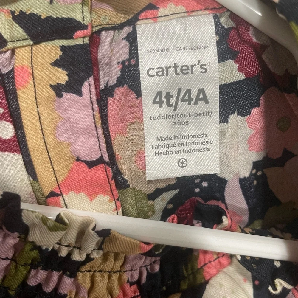 Carter's Floral Kids Dress - Size 4T
